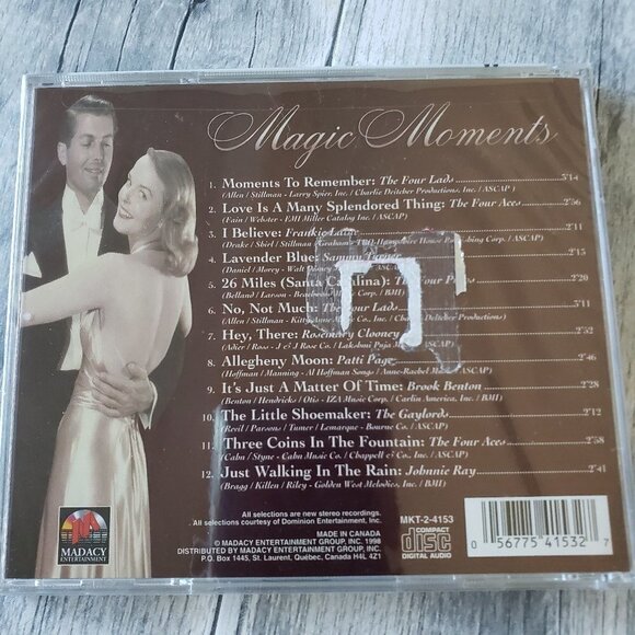 NWT - Magic Moments CD - Original Artists - Picture 2 of 2